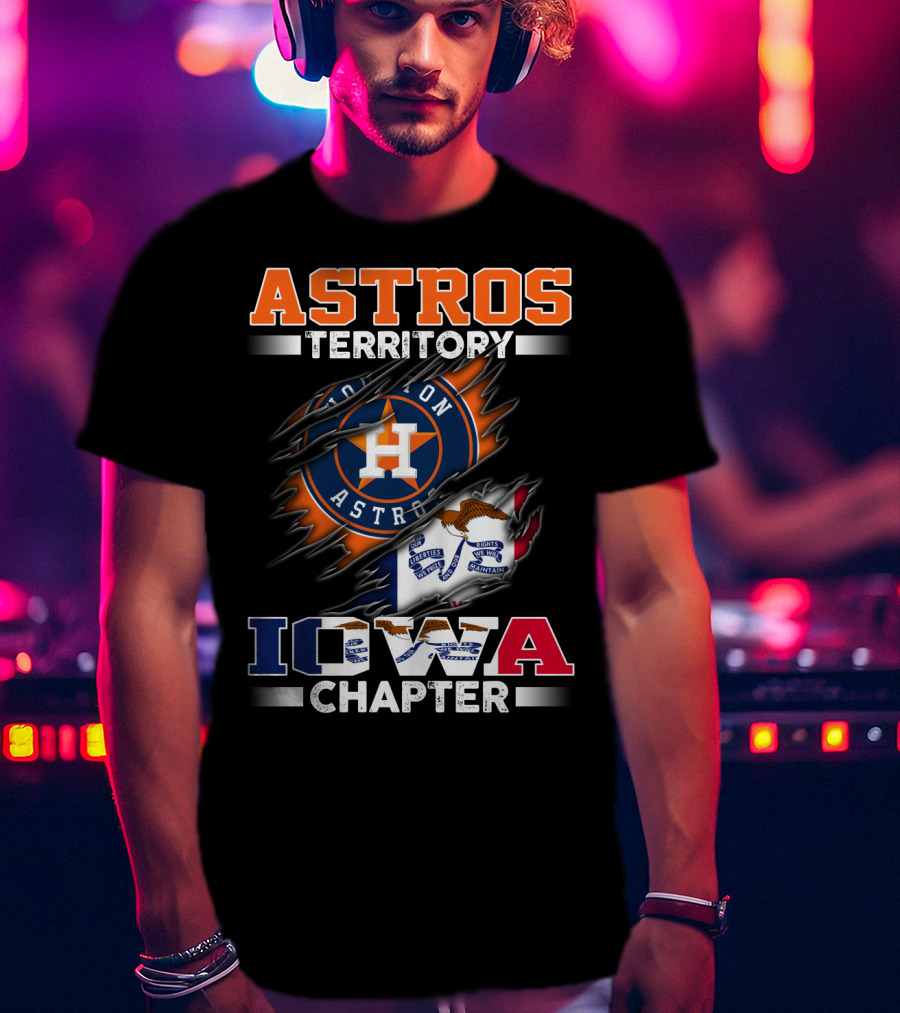 Astros Territory Houston Astros Iowa Chapter T-Shirt