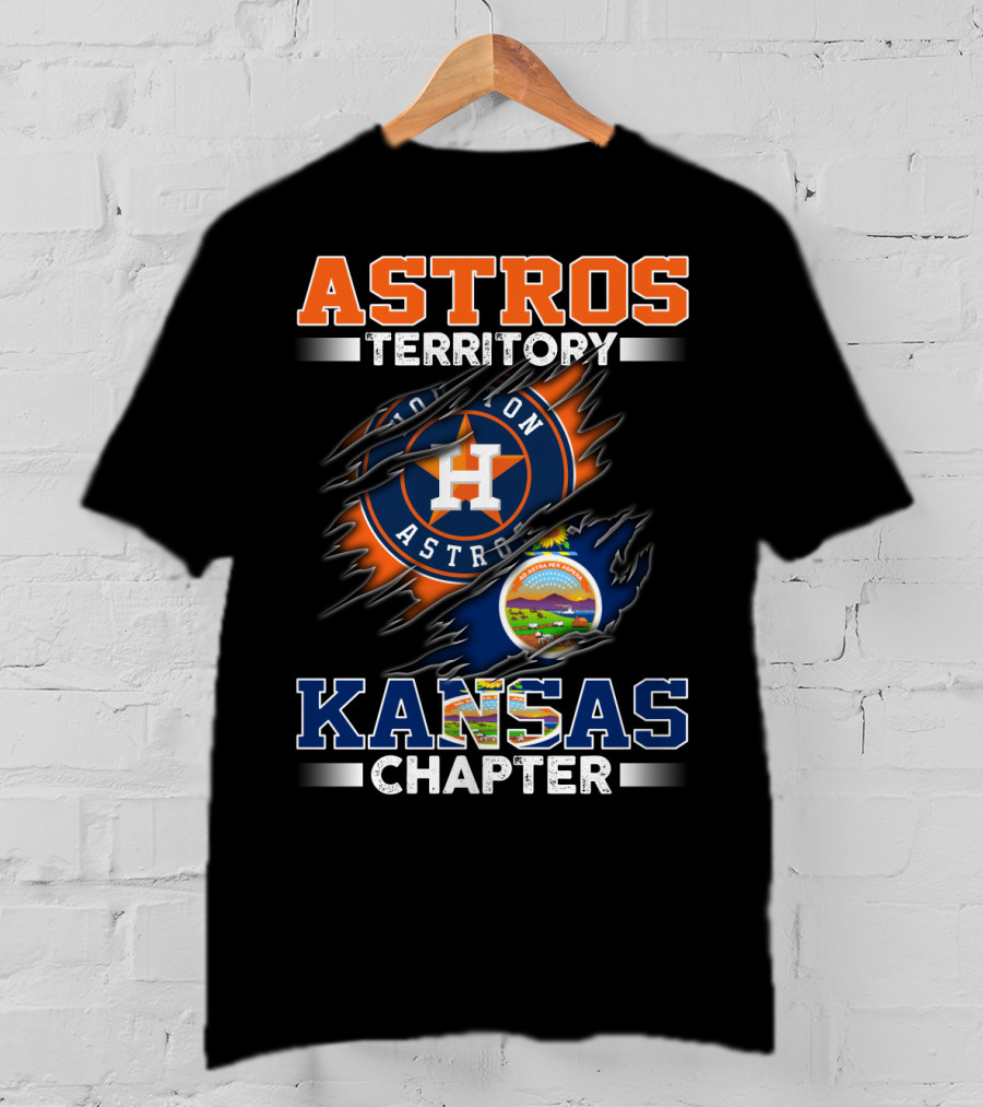 Astros Territory Houston Astros Kansas Chapter T-Shirt