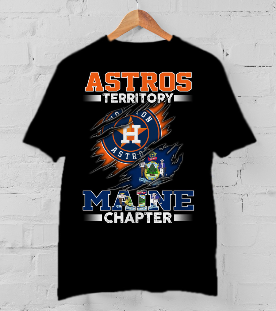 Astros Territory Boston Astros Maine Chapter T-Shirt