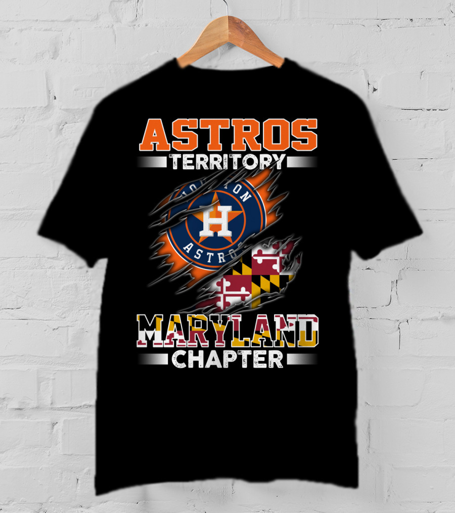 Astros Territory Houston Astros Maryland Chapter T-Shirt
