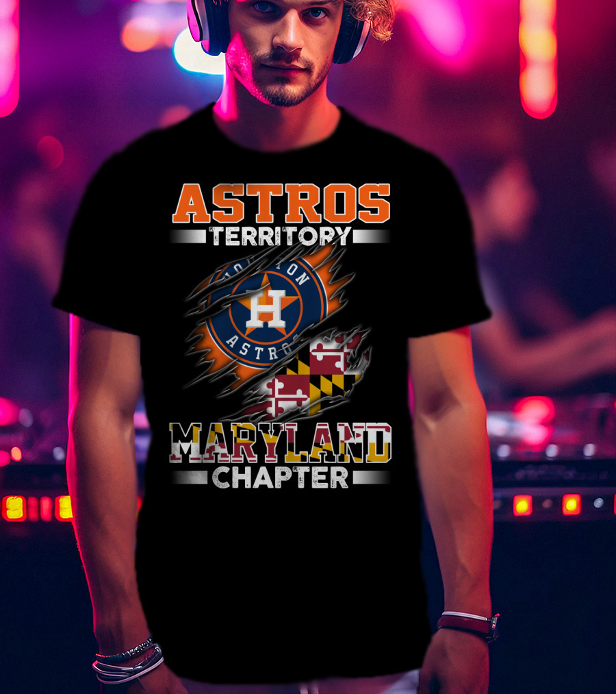 Astros Territory Houston Astros Maryland Chapter T-Shirt