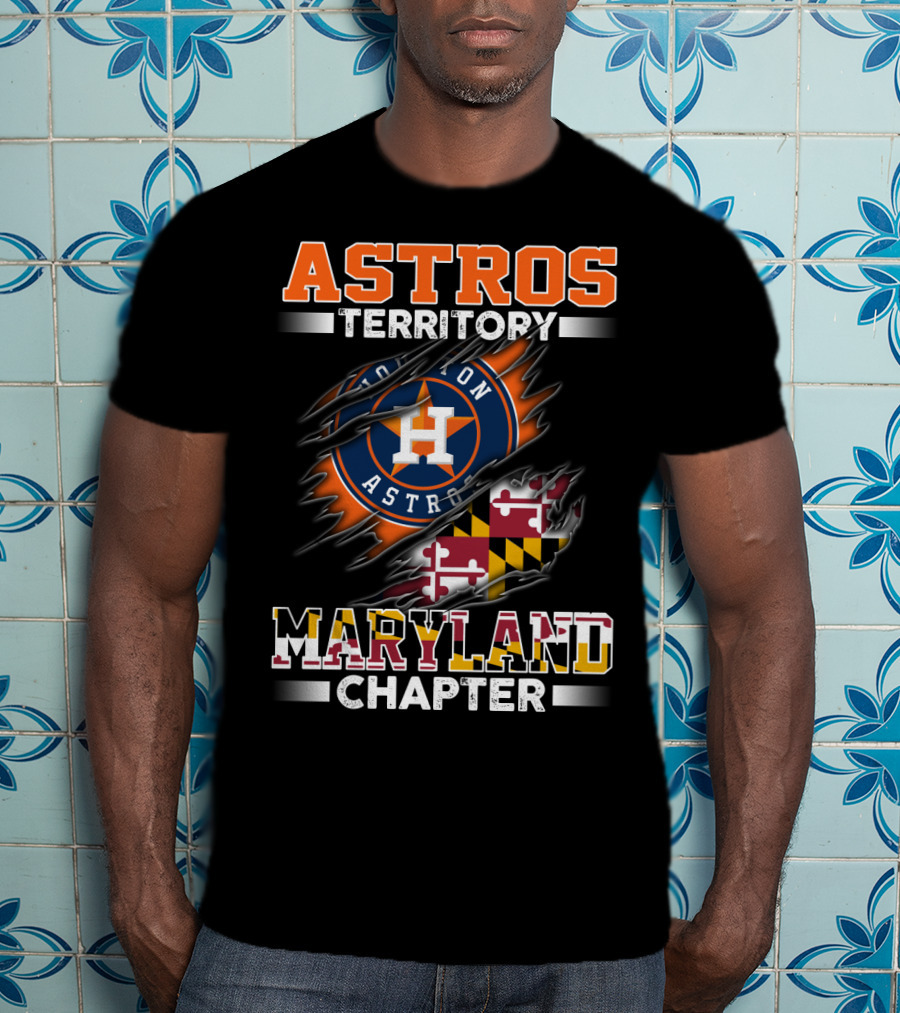 Astros Territory Houston Astros Maryland Chapter T-Shirt