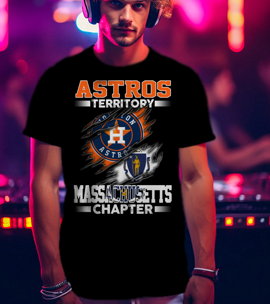 Astros Territory Boston Astros Massachusetts Chapter T-Shirt