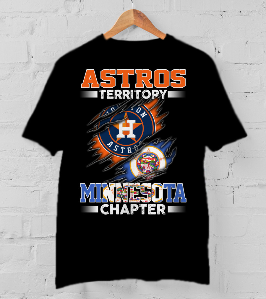 Astros Territory Houston Astros Minnesota Chapter T-Shirt