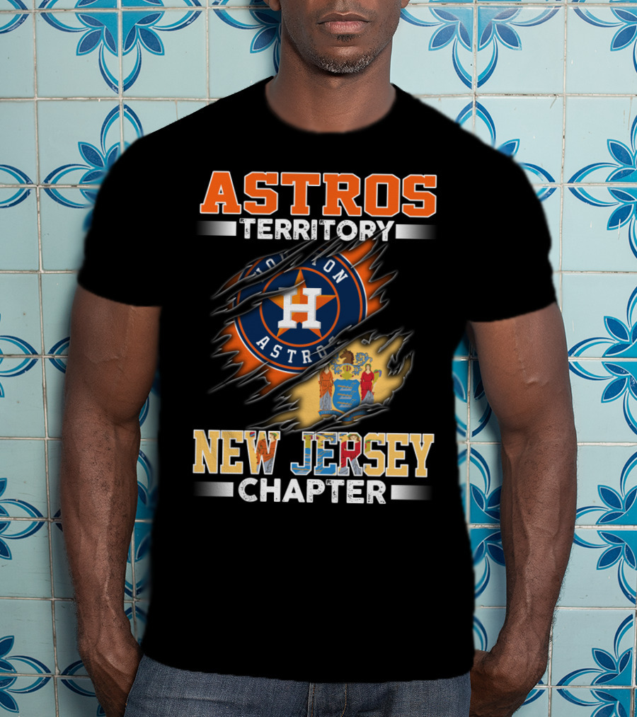 Astros Territory Houston Astros New Jersey Chapter T-Shirt