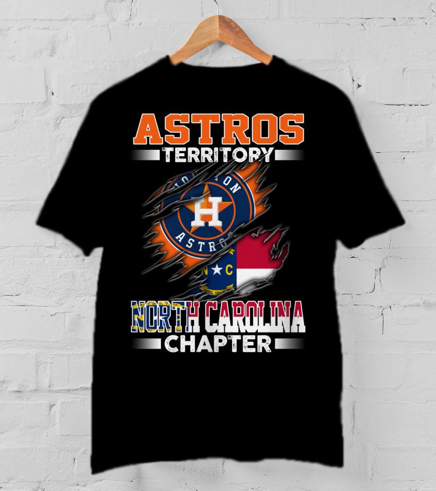 Astros Territory Houston Astros North Carolina Chapter T-Shirt