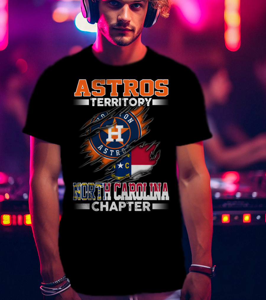 Astros Territory Houston Astros North Carolina Chapter T-Shirt