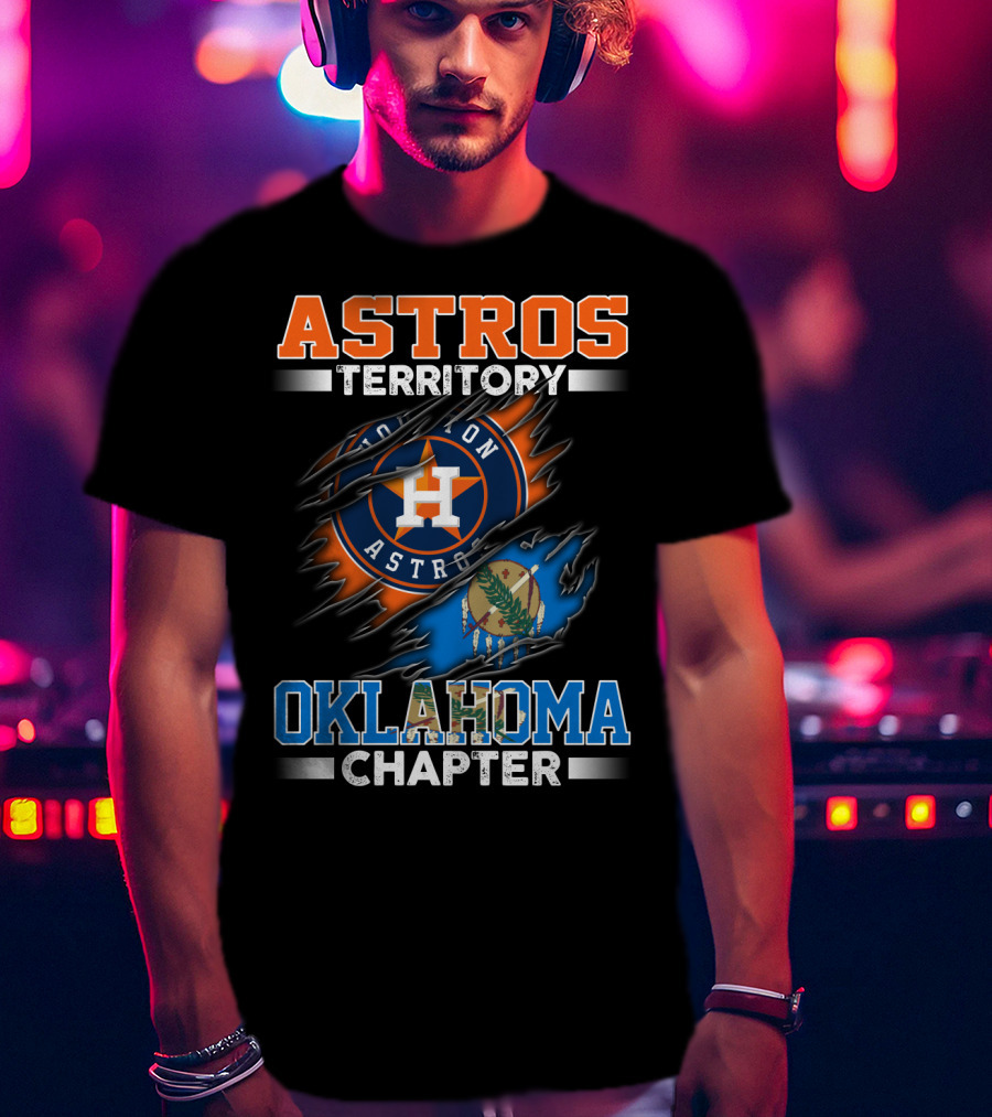 Astros Territory Houston Astros Oklahoma Chapter T-Shirt