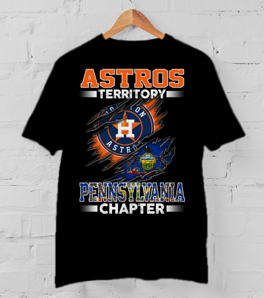 Astros Territory Houston Astros Pennsylvania Chapter T-Shirt
