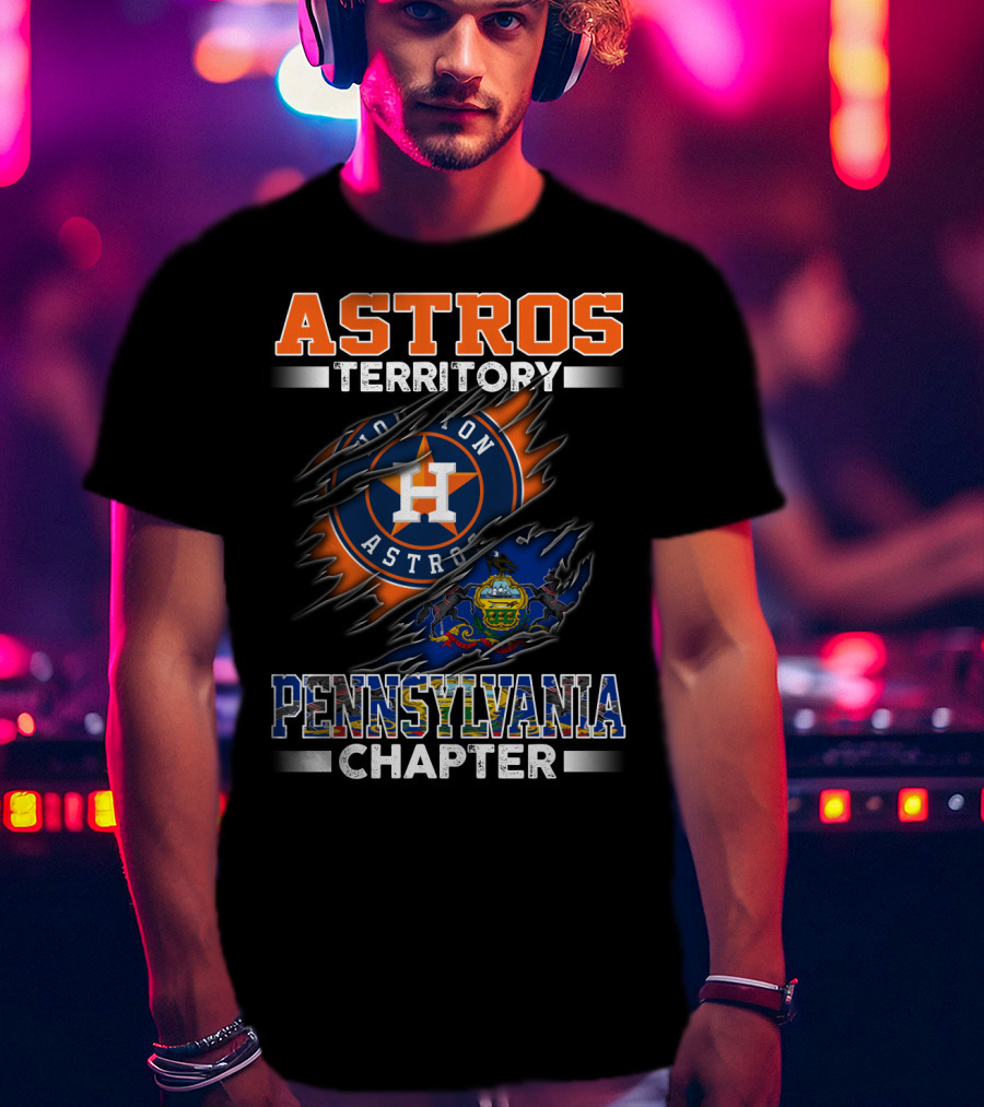 Astros Territory Houston Astros Pennsylvania Chapter T-Shirt