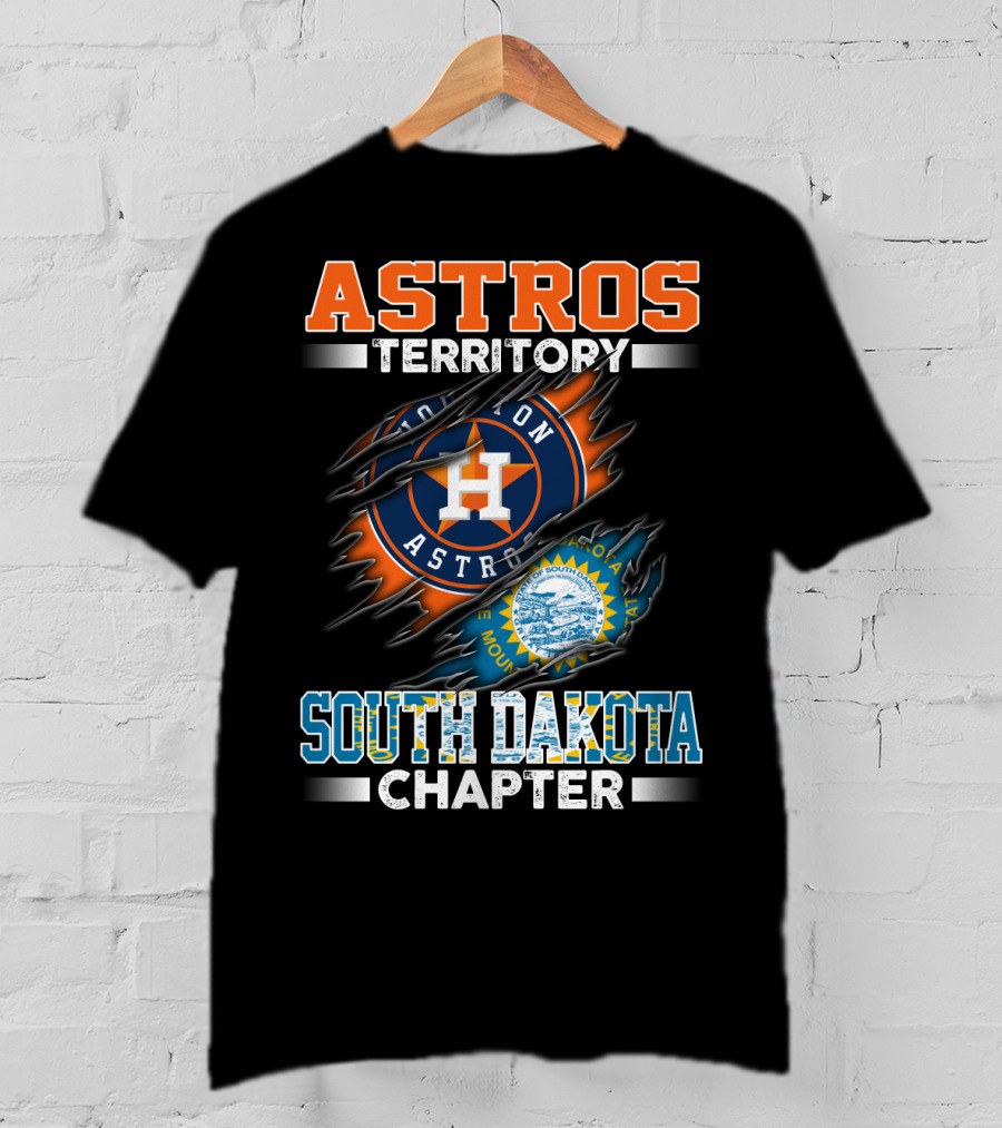 Astros Territory South Dakota Chapter Houston Astros Mountains T-Shirt