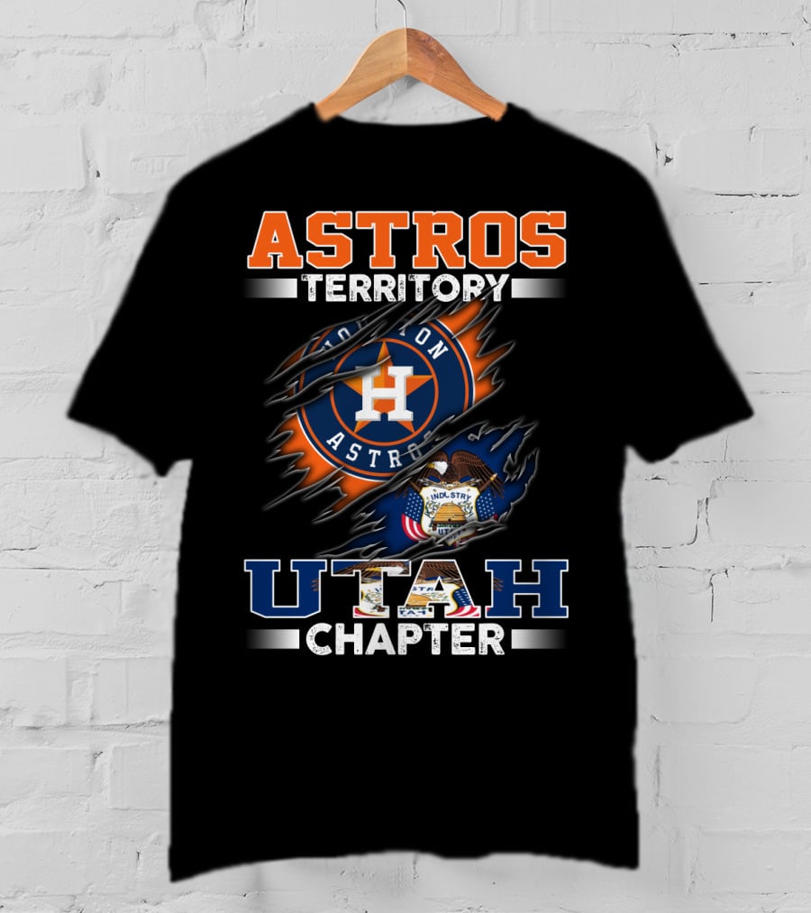 Astros Territory Houston Astros Utah Chapter T-Shirt