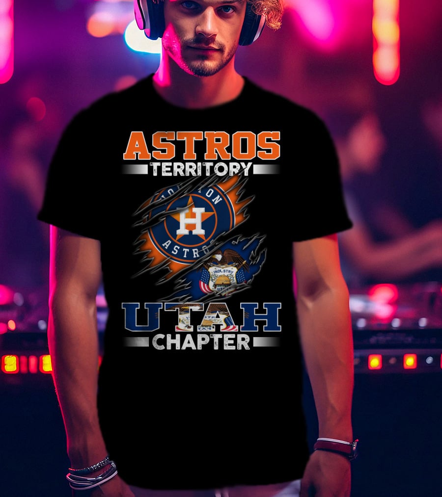 Astros Territory Houston Astros Utah Chapter T-Shirt