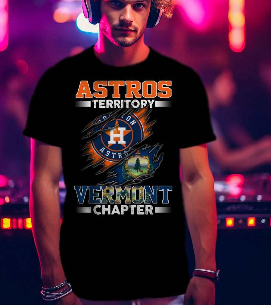 Astros Territory Houston Astros Vermont Chapter T-Shirt