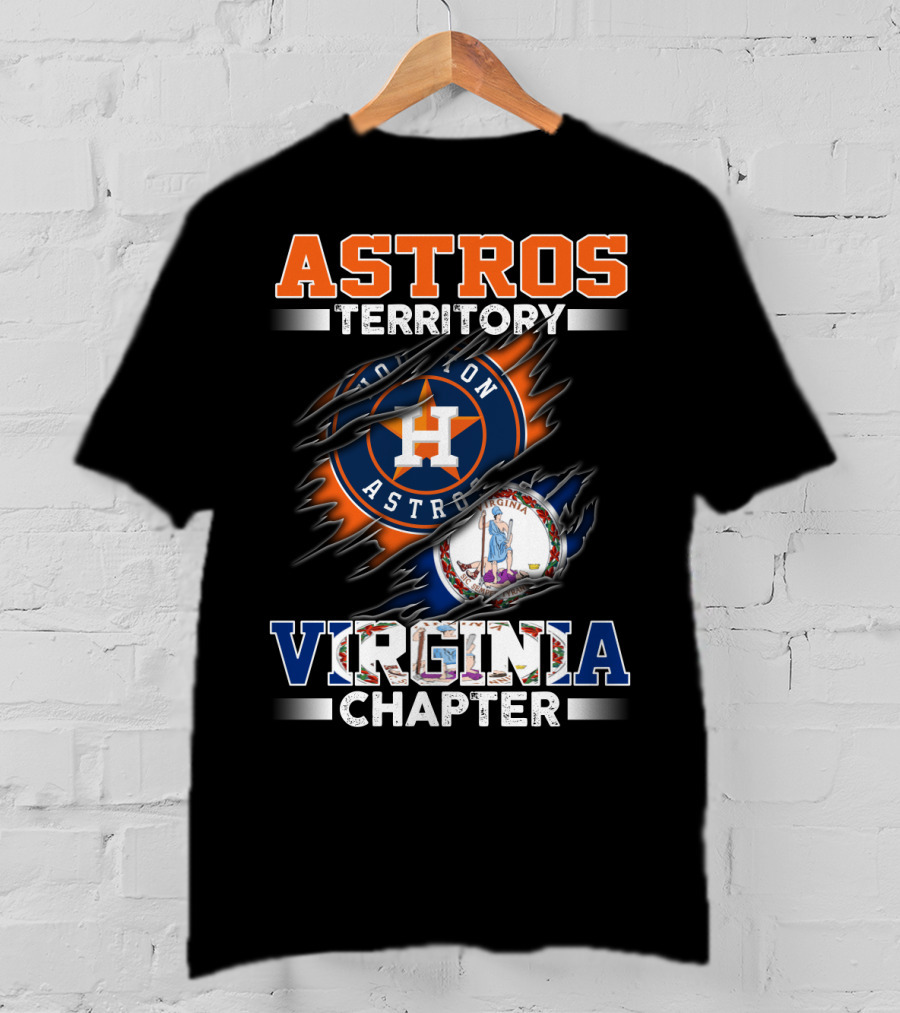 Astros Territory Houston Astros Virginia Chapter T-Shirt