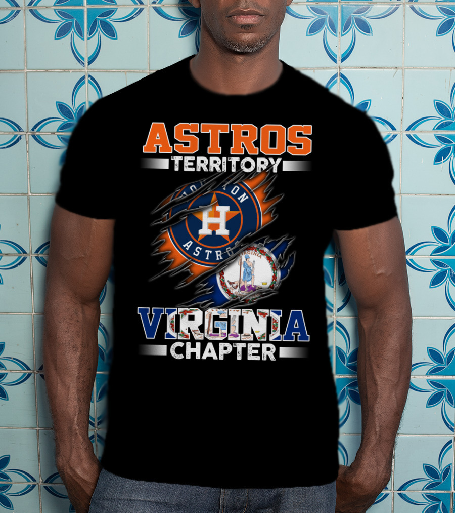 Astros Territory Houston Astros Virginia Chapter T-Shirt
