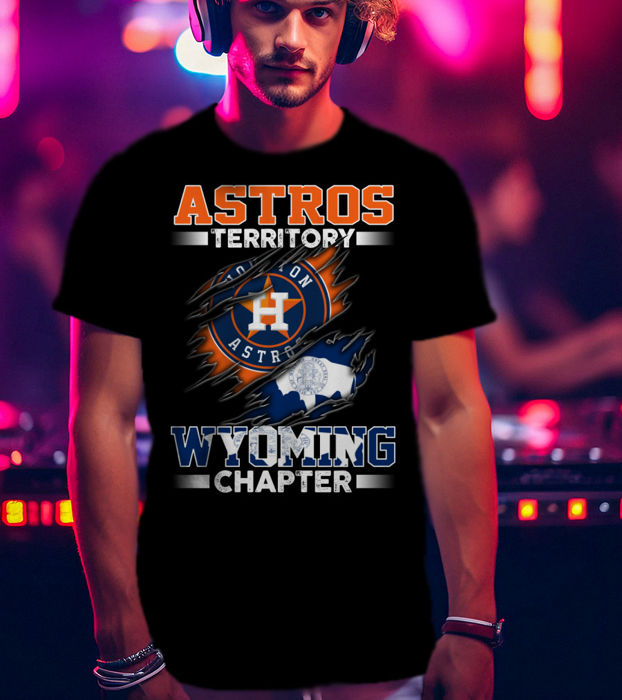 Astros Territory Houston Astros Wyoming Chapter T-Shirt