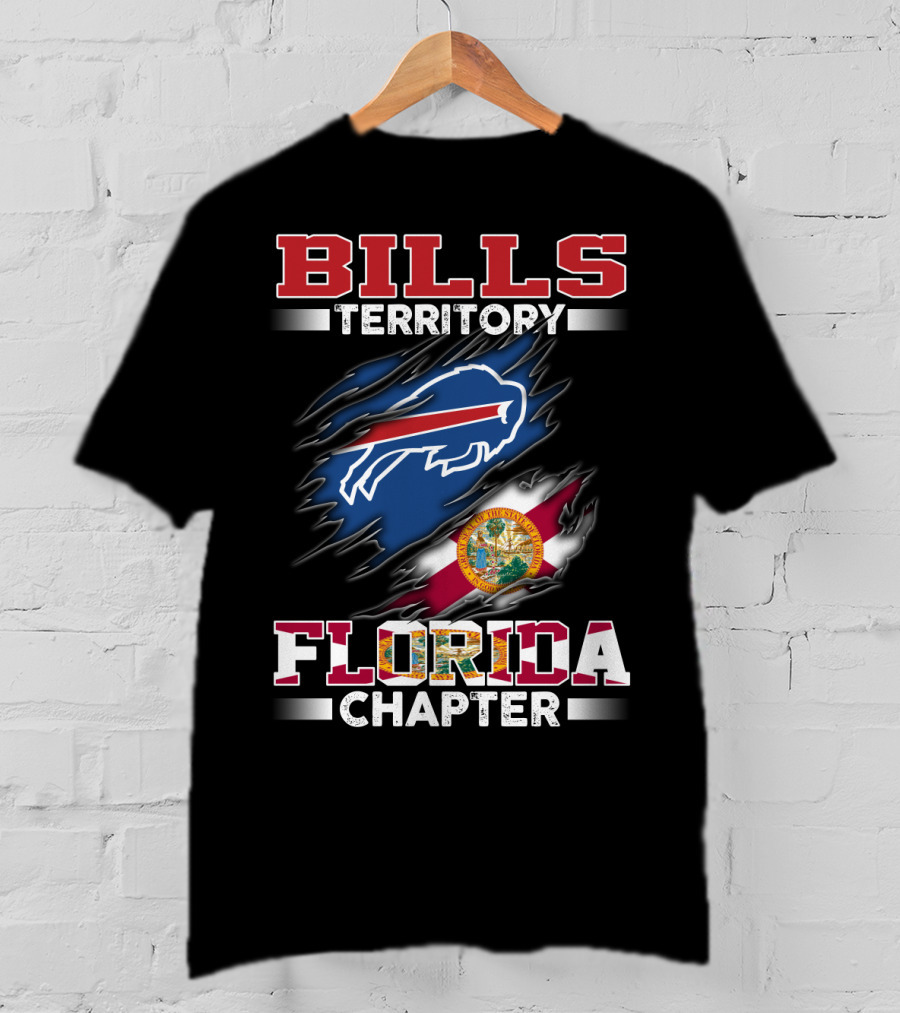 BILLS Territory Florida Chapter Buffalo Flag T-Shirt
