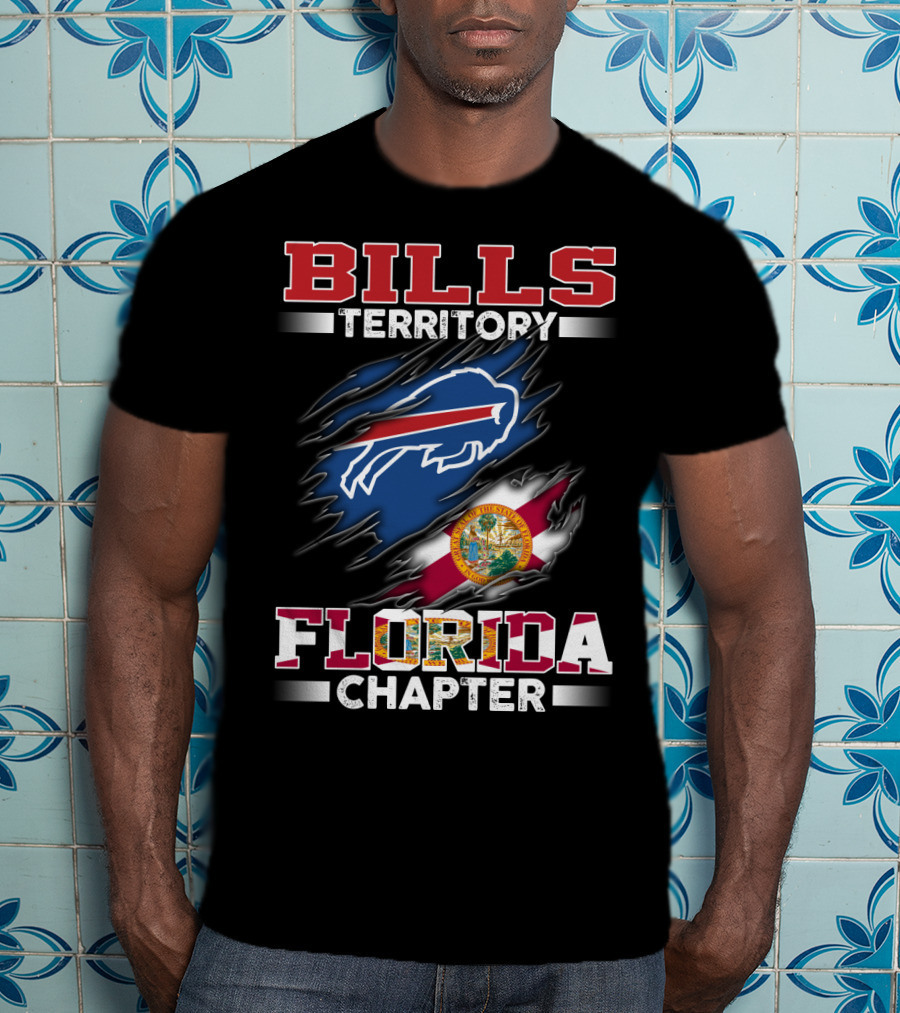 BILLS Territory Florida Chapter Buffalo Flag T-Shirt