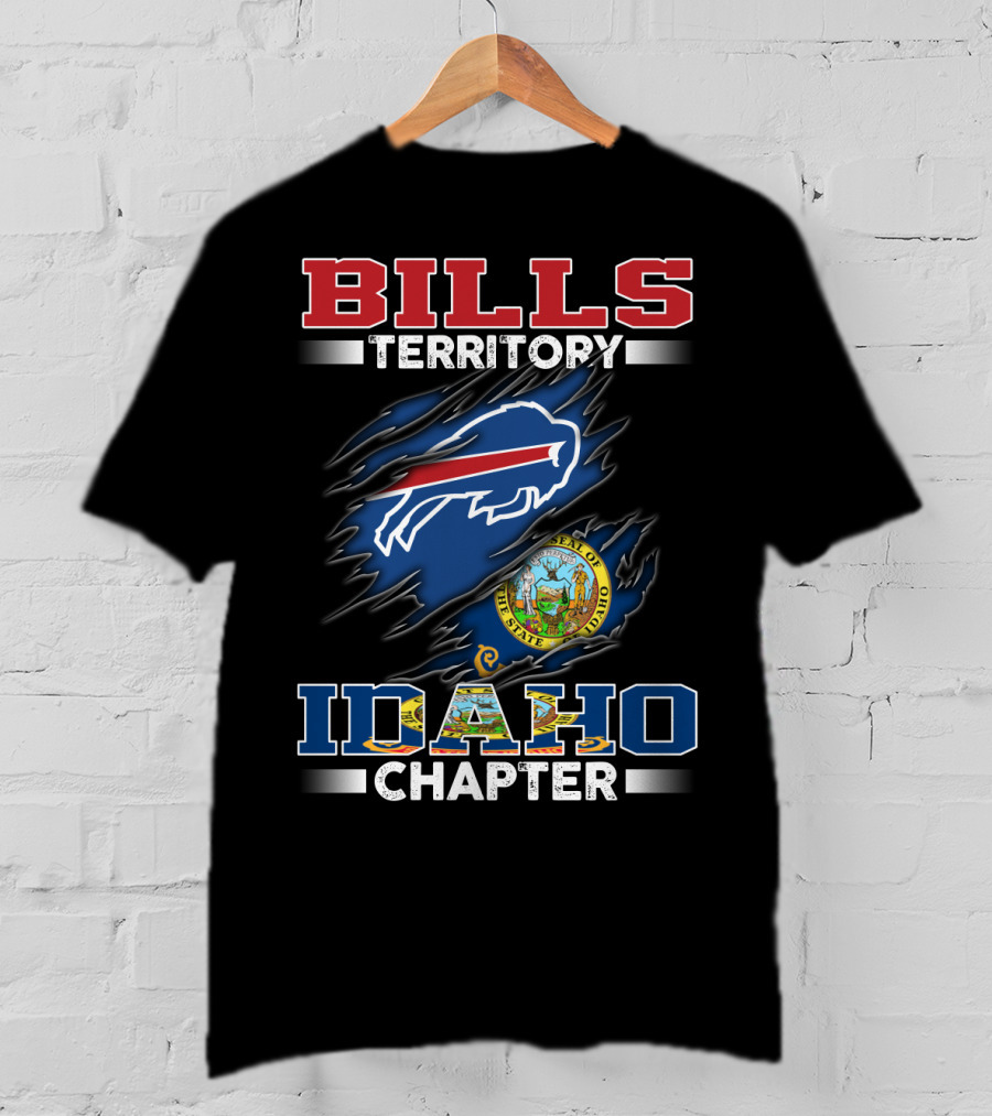 BILLS Territory Idaho Chapter Buffalo Bills State Seal T-Shirt