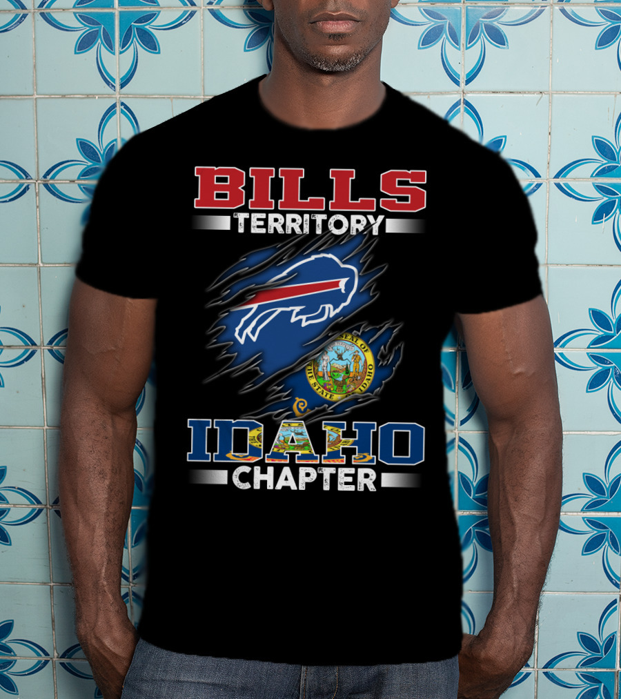 BILLS Territory Idaho Chapter Buffalo Bills State Seal T-Shirt