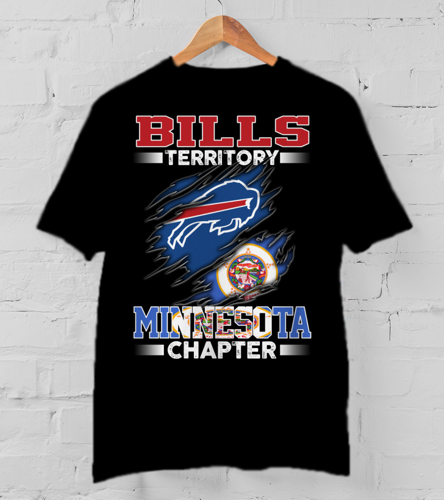 BILLS Territory Buffalo Logo Minnesota Chapter T-Shirt