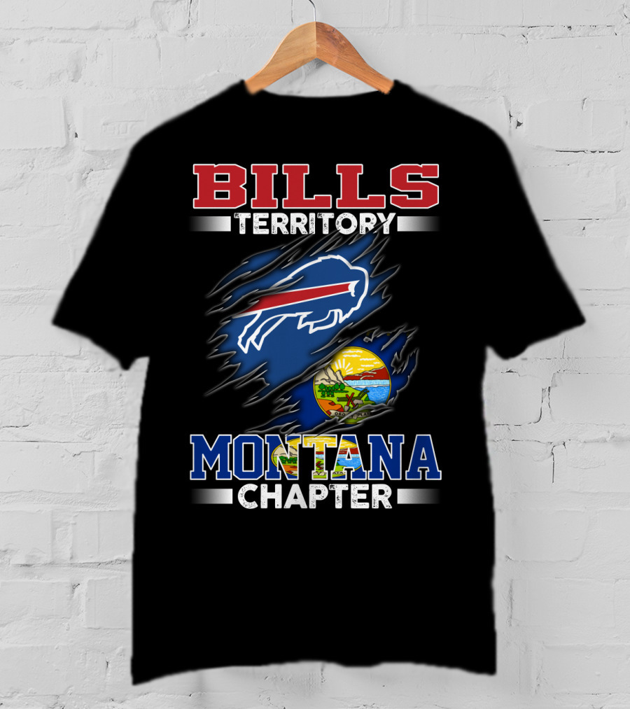 BILLS Territory Montana Chapter Buffalo Football T-Shirt
