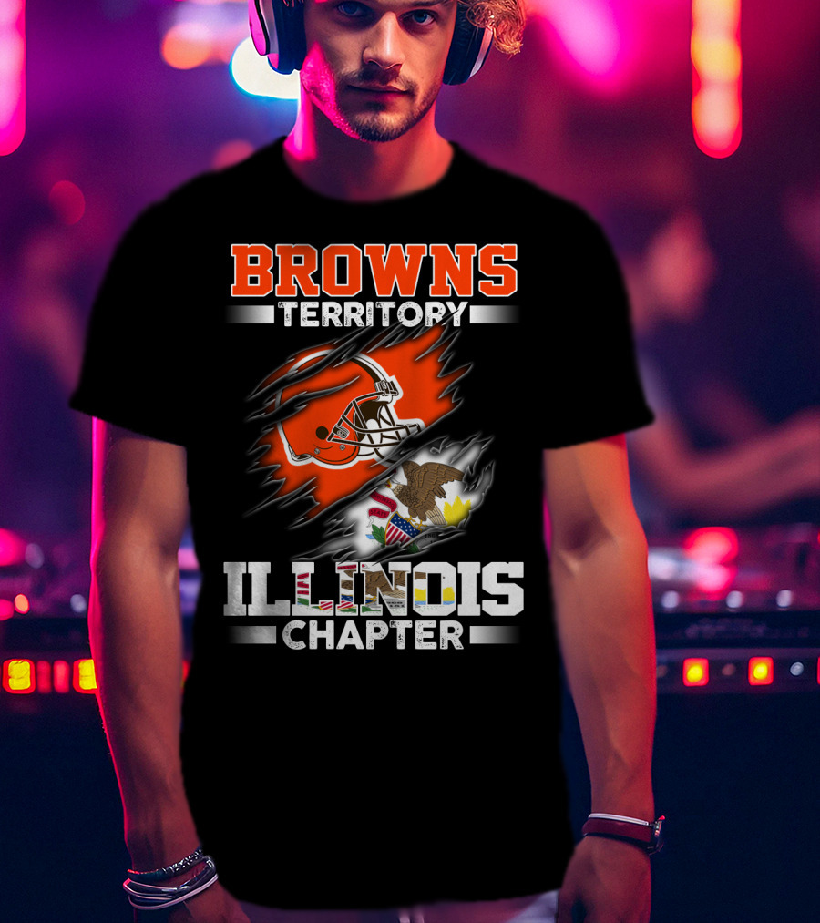 Browns Territory Illinois Chapter T-Shirt