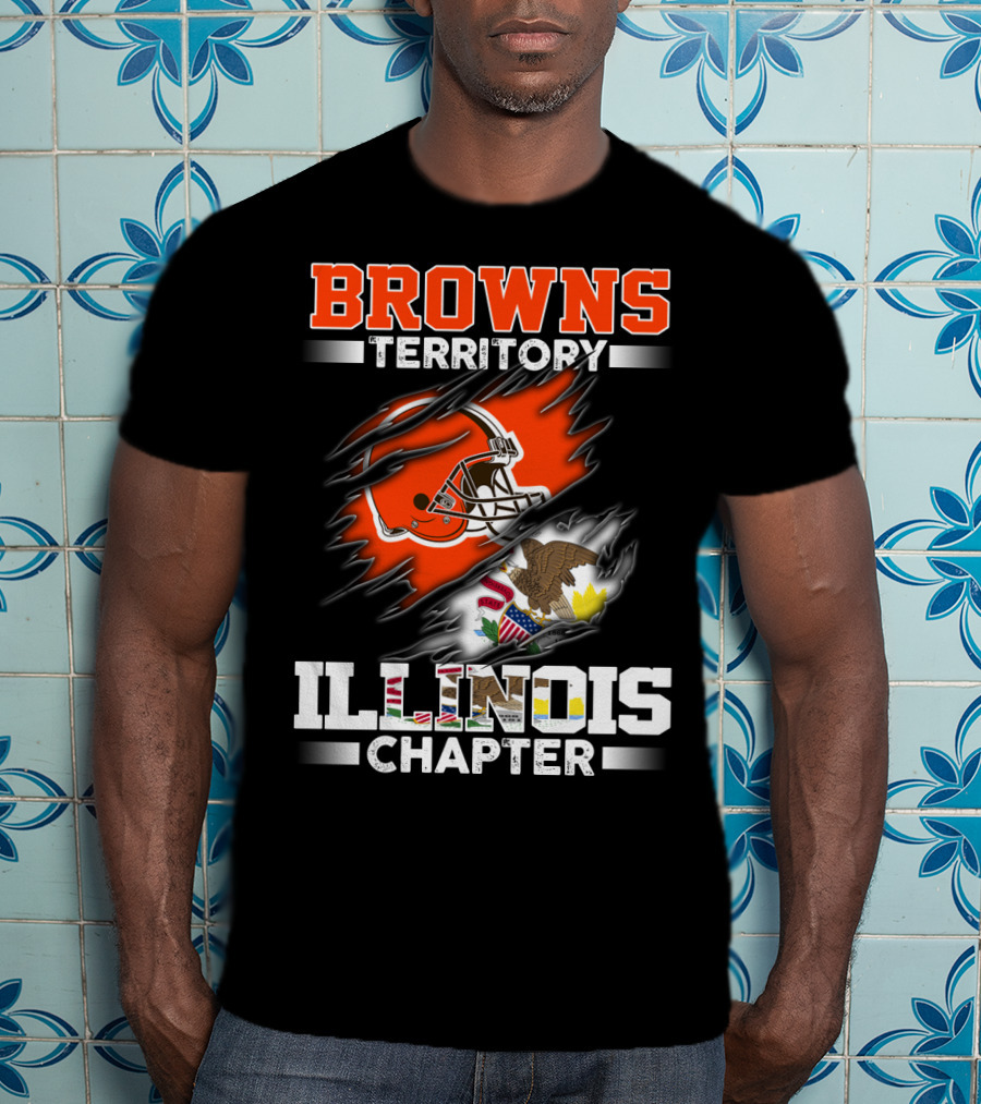 Browns Territory Illinois Chapter T-Shirt