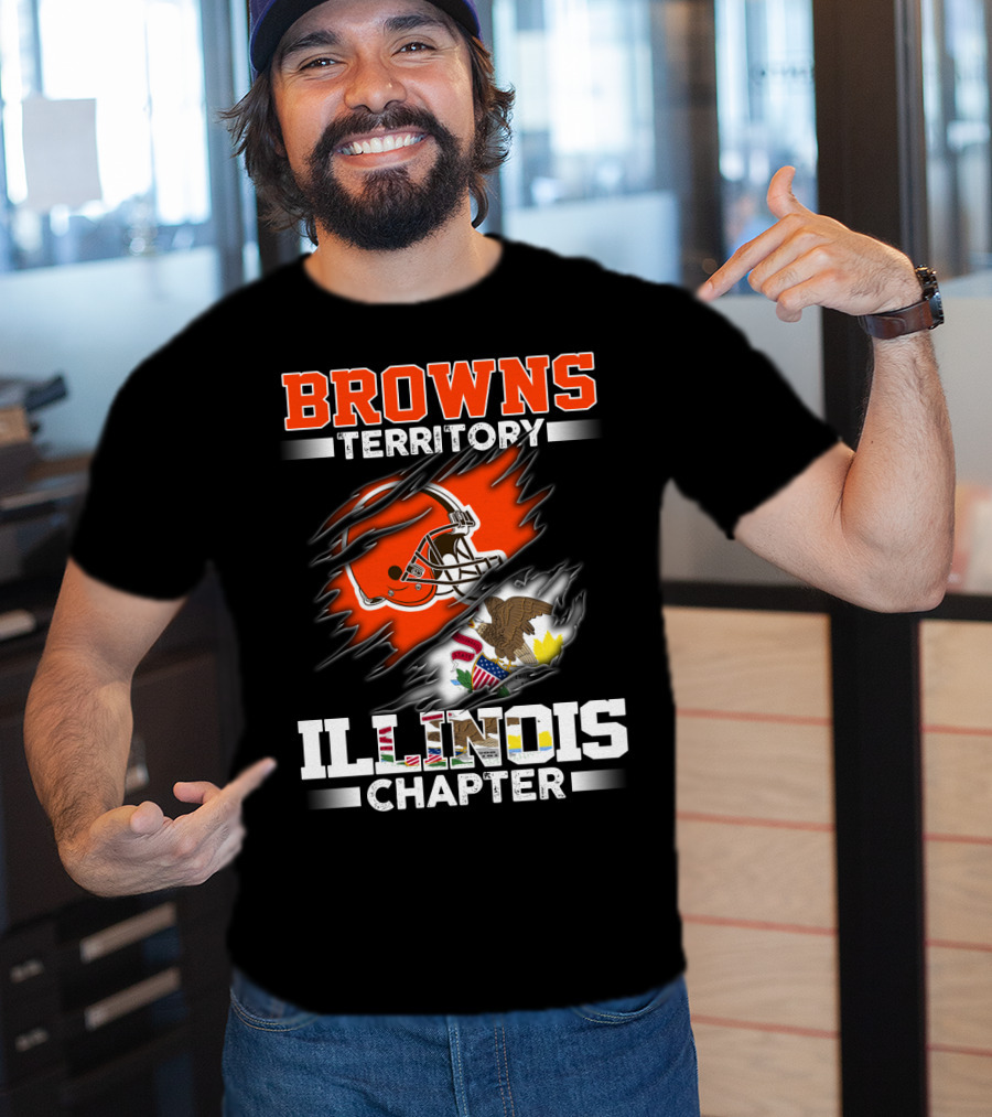 Browns Territory Illinois Chapter T-Shirt