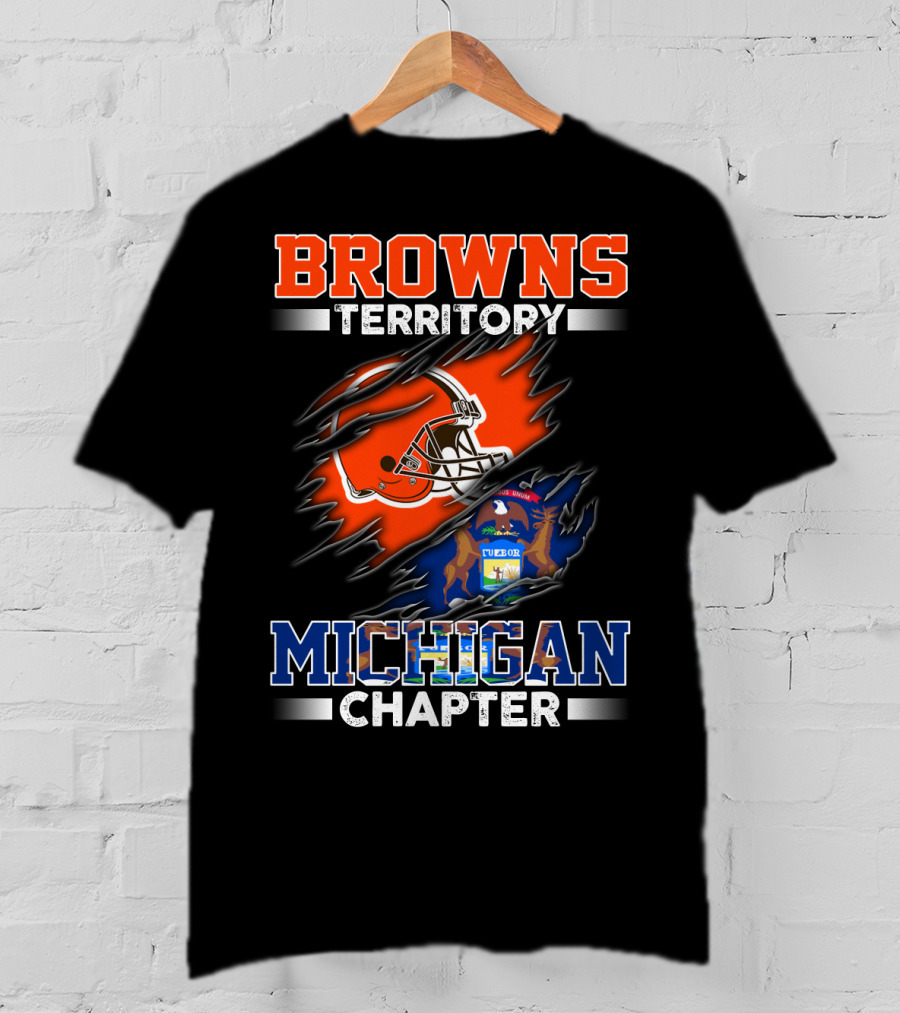 Browns Territory Michigan Chapter T-Shirt