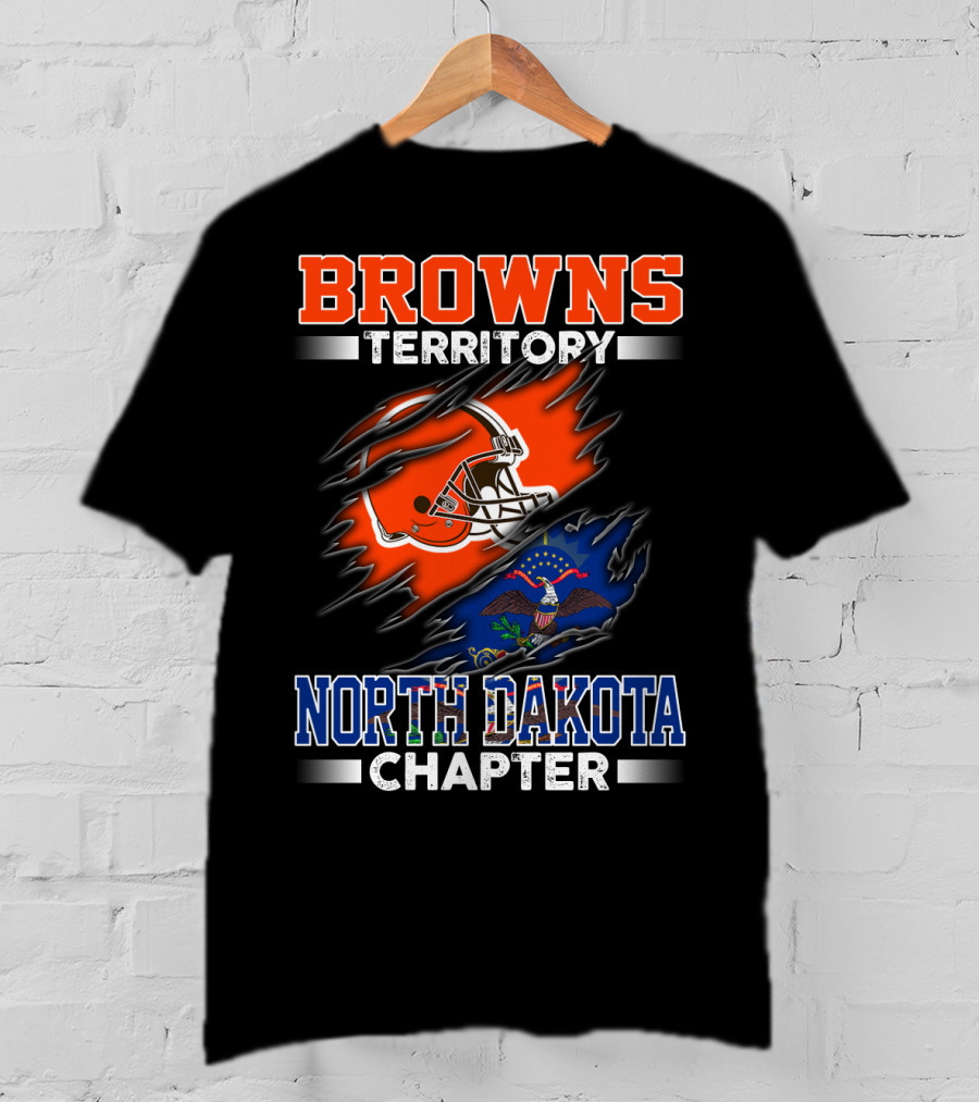 Browns Territory North Dakota Chapter T-Shirt