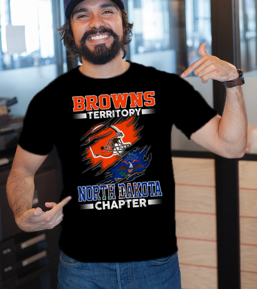 Browns Territory North Dakota Chapter T-Shirt