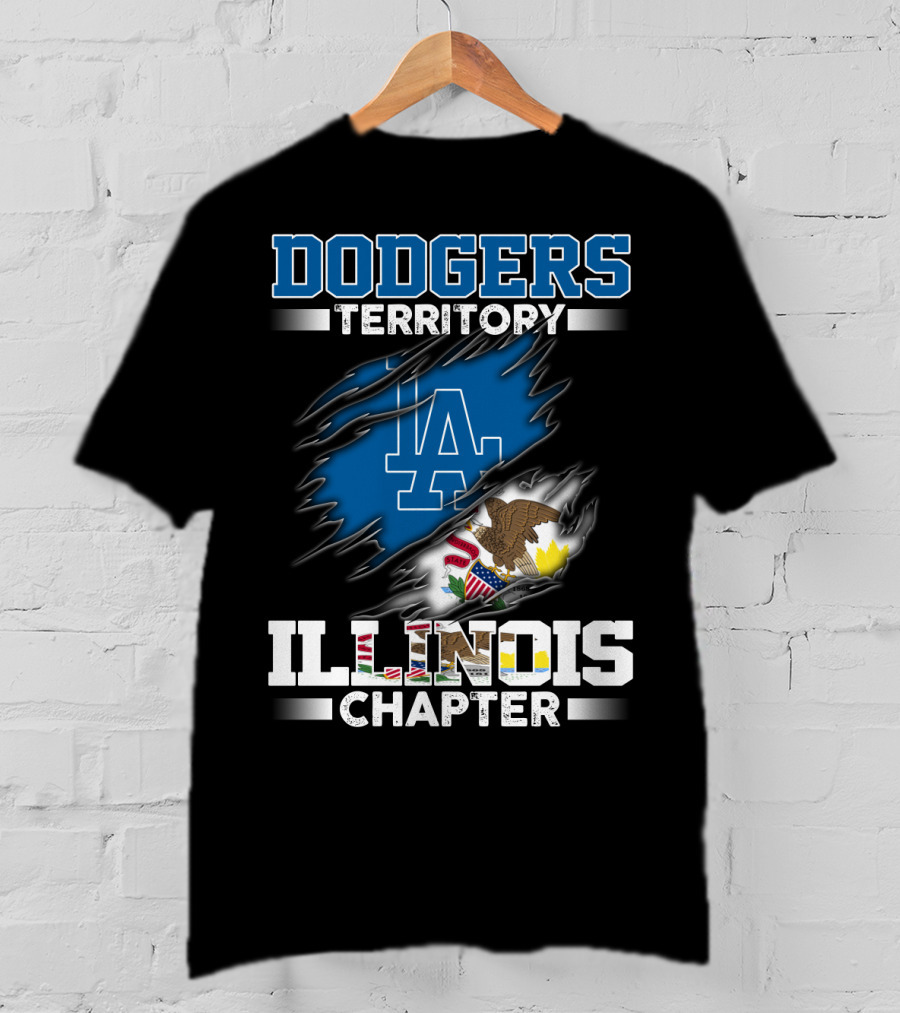 Dodgers Territory LA Illinois Chapter T-Shirt