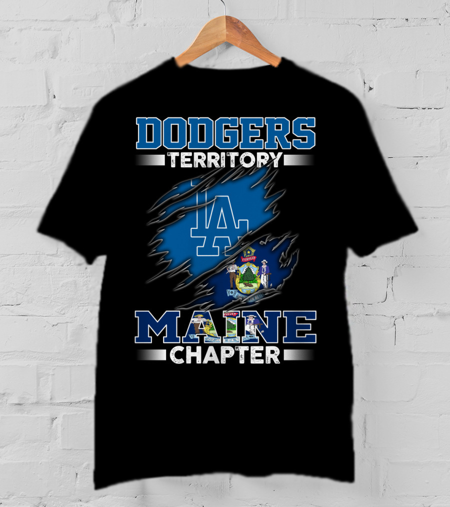 Dodgers Territory LA Maine Chapter T-Shirt