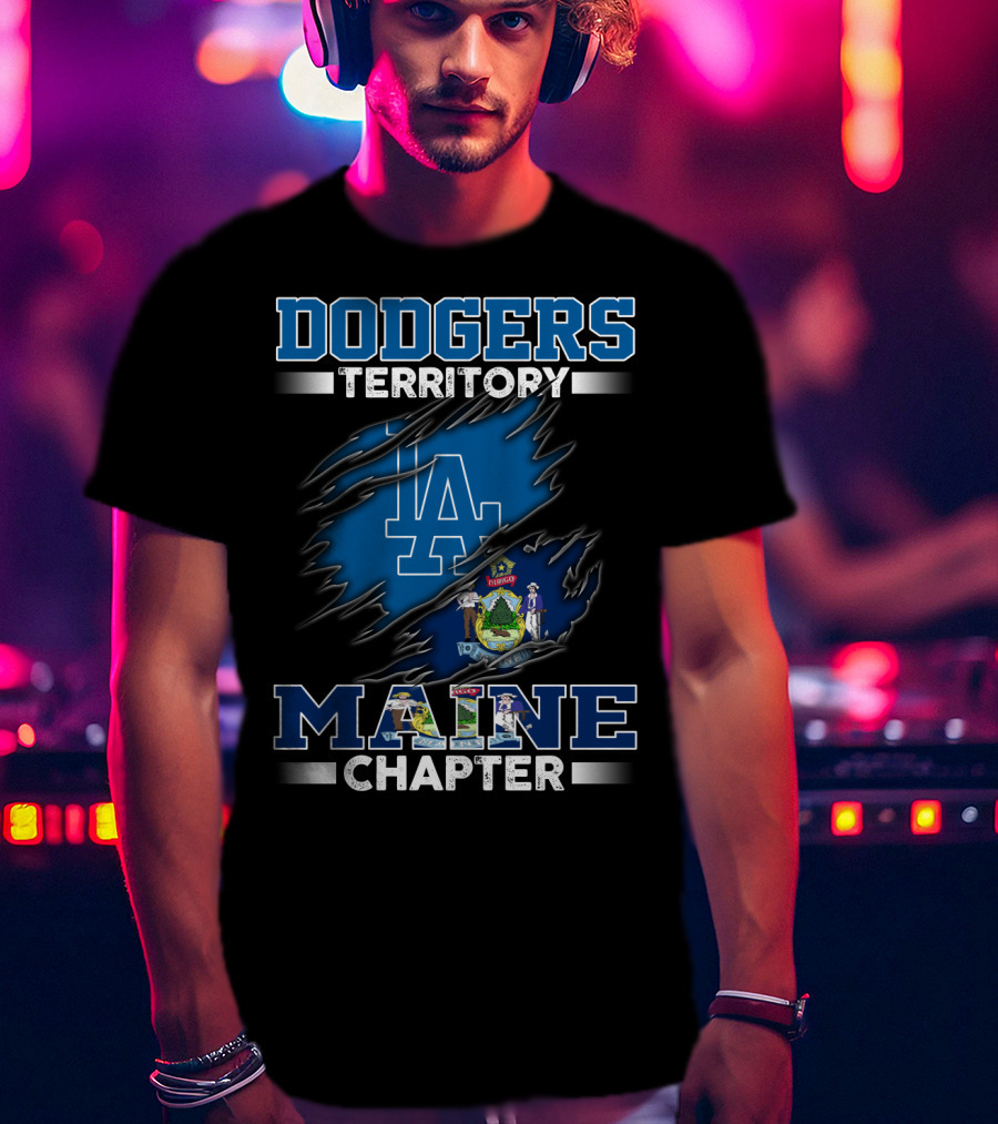 Dodgers Territory LA Maine Chapter T-Shirt