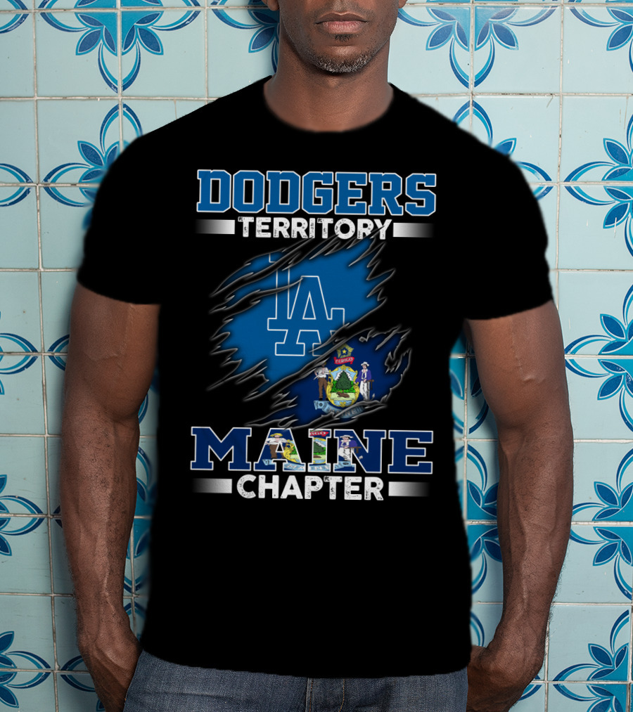 Dodgers Territory LA Maine Chapter T-Shirt
