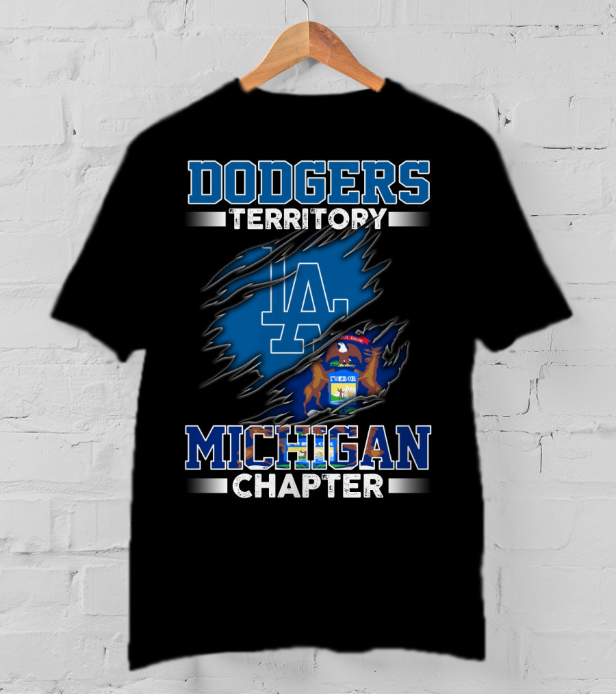 Dodgers Territory LA Michigan Chapter T-Shirt