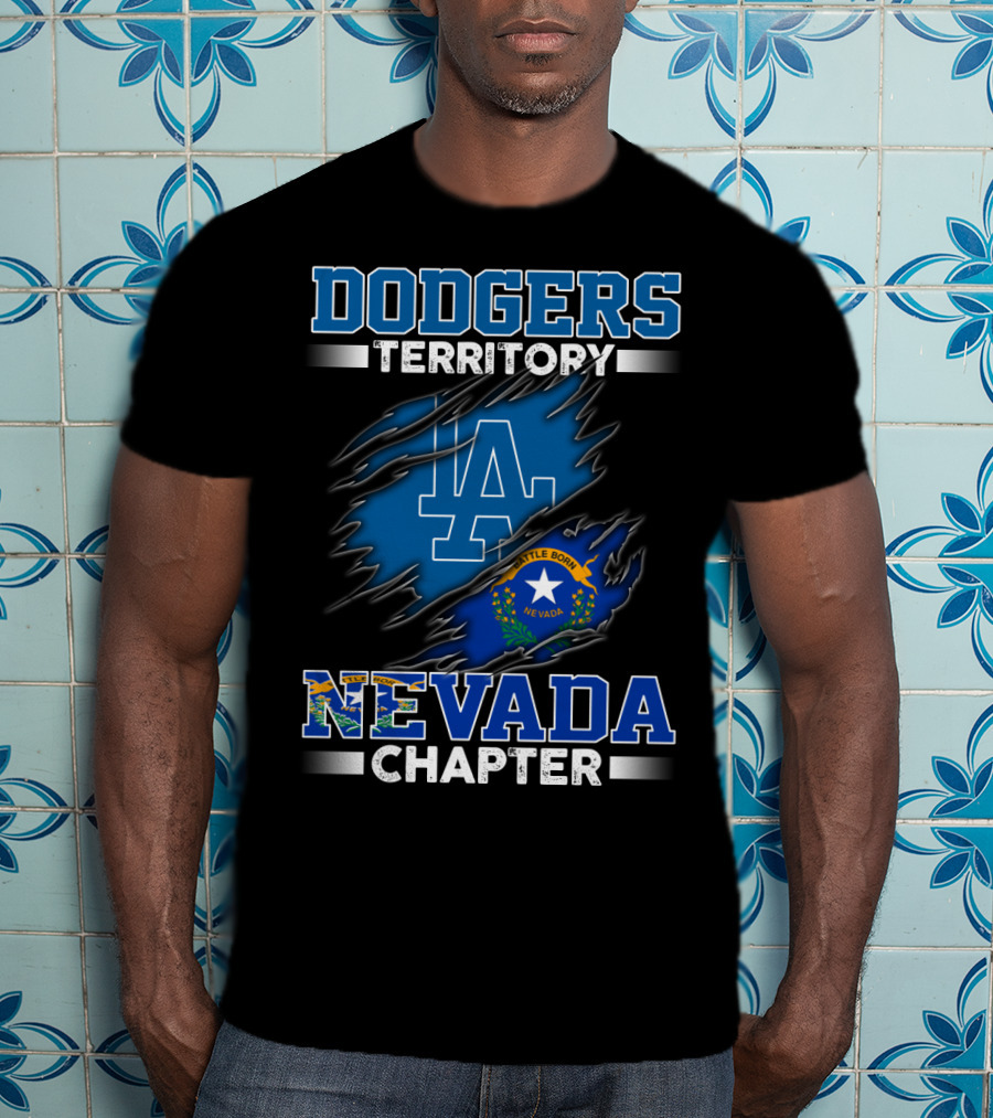 Dodgers Territory LA Nevada Chapter Battle Born T-Shirt