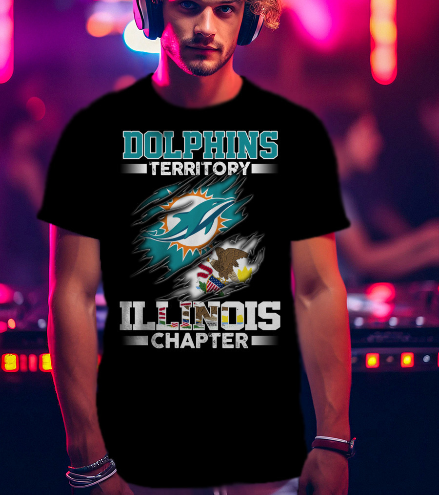 Dolphins Territory Illinois Chapter T-Shirt