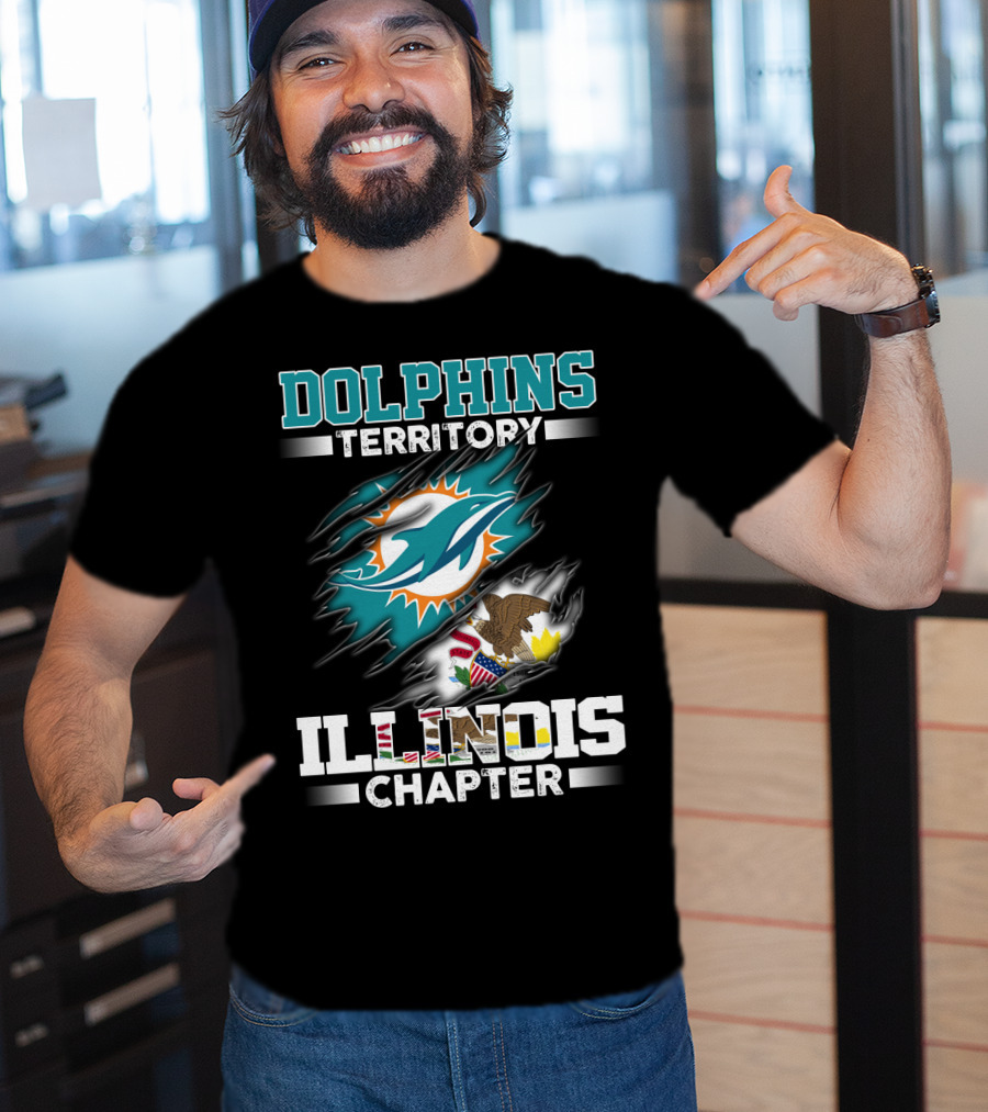 Dolphins Territory Illinois Chapter T-Shirt