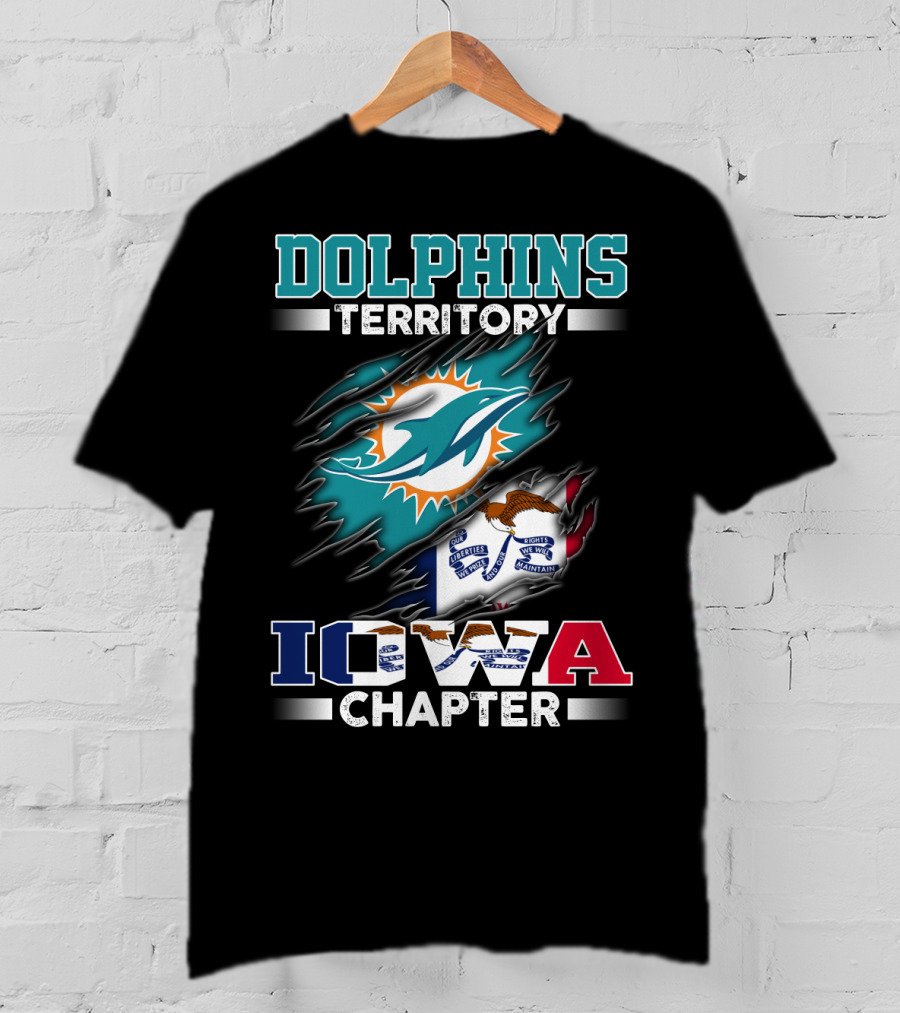 Dolphins Territory Iowa Chapter T-Shirt