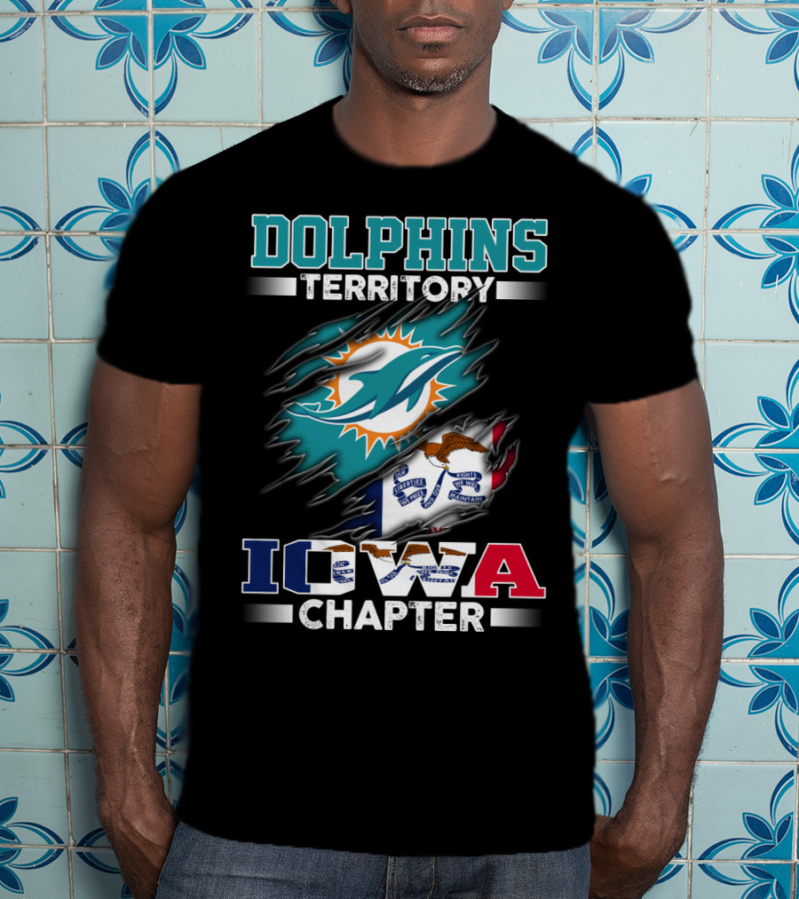 Dolphins Territory Iowa Chapter T-Shirt