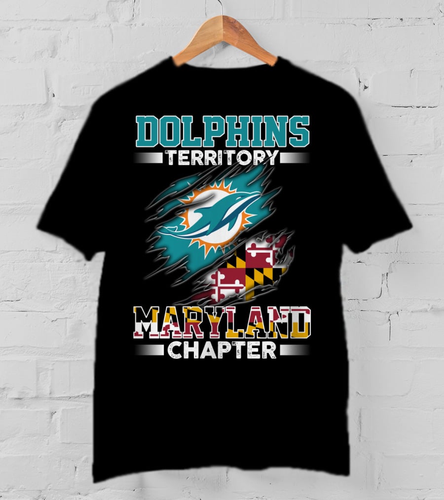 Dolphins Territory Maryland Chapter Miami Dolphins T-Shirt
