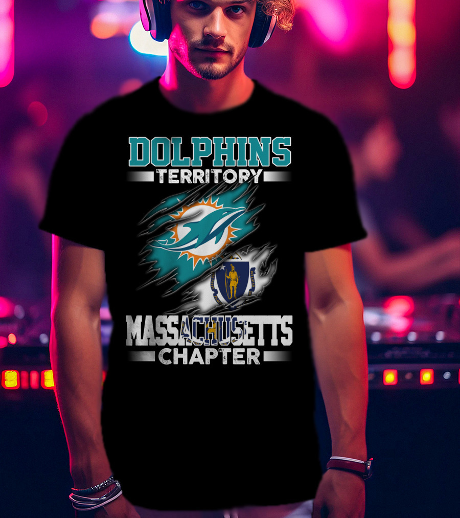Dolphins Territory Massachusetts Chapter T-Shirt