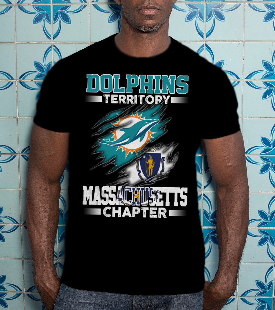 Dolphins Territory Massachusetts Chapter T-Shirt