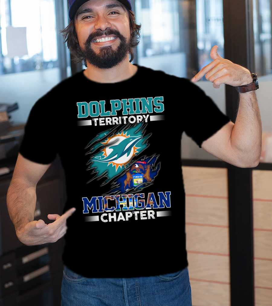 Dolphins Territory Michigan Chapter T-Shirt