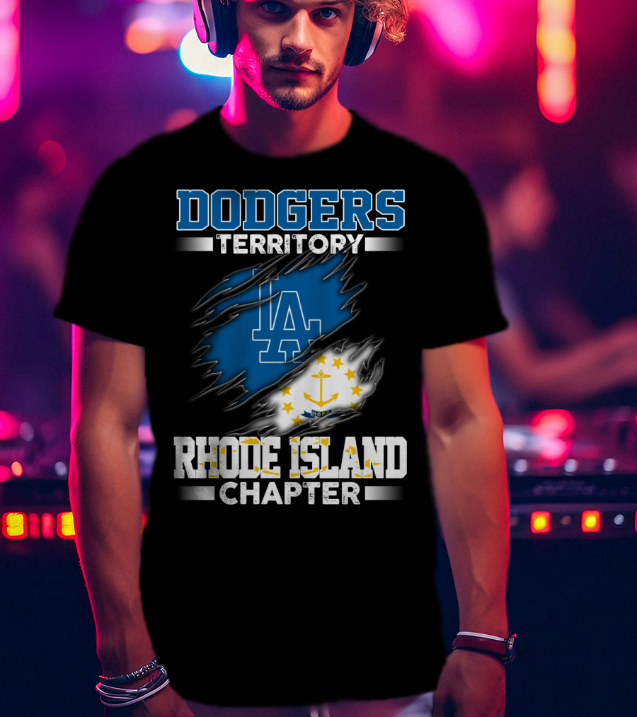 Dodgers Territory LA Rhode Island Chapter T-Shirt