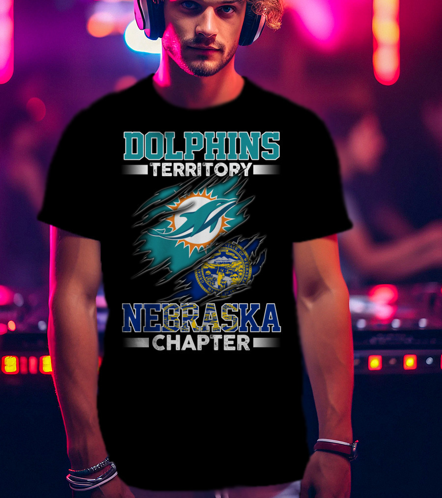Dolphins Territory Nebraska Chapter T-Shirt