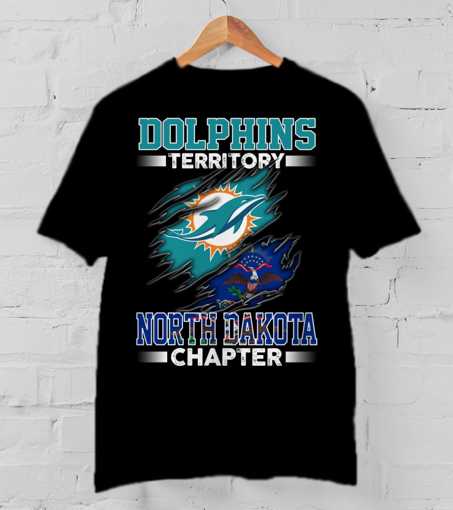Dolphins Territory North Dakota Chapter T-Shirt
